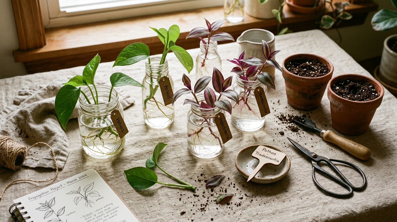 Como Fazer Muda de Planta em Casa: Propagação em Água e Solo
